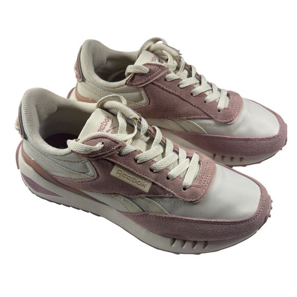 Reebok Forte Racer Women's 7 Pink White Athletic Shoes Sneakers Casual Walking - Picture 1 of 13